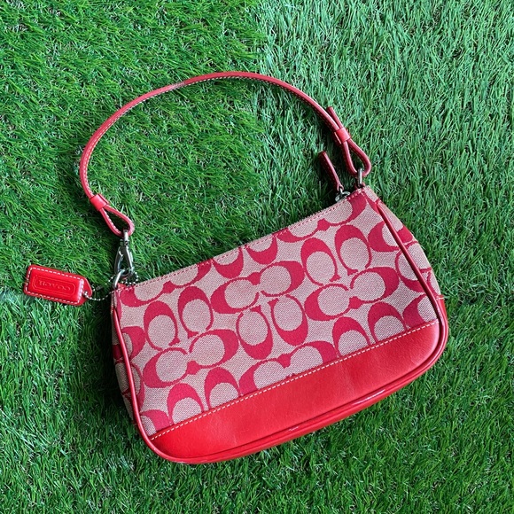 Red Coach Demi Purse - Picture 1 of 16